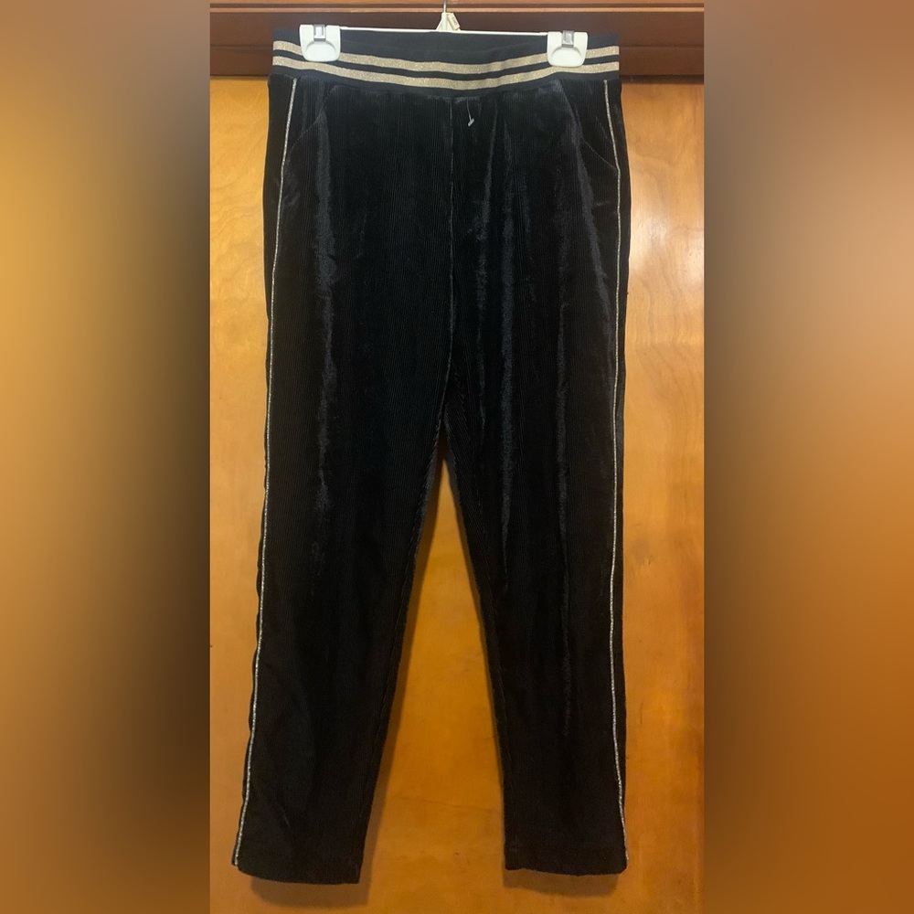 10 / $10 Black Velvet Women's Pants